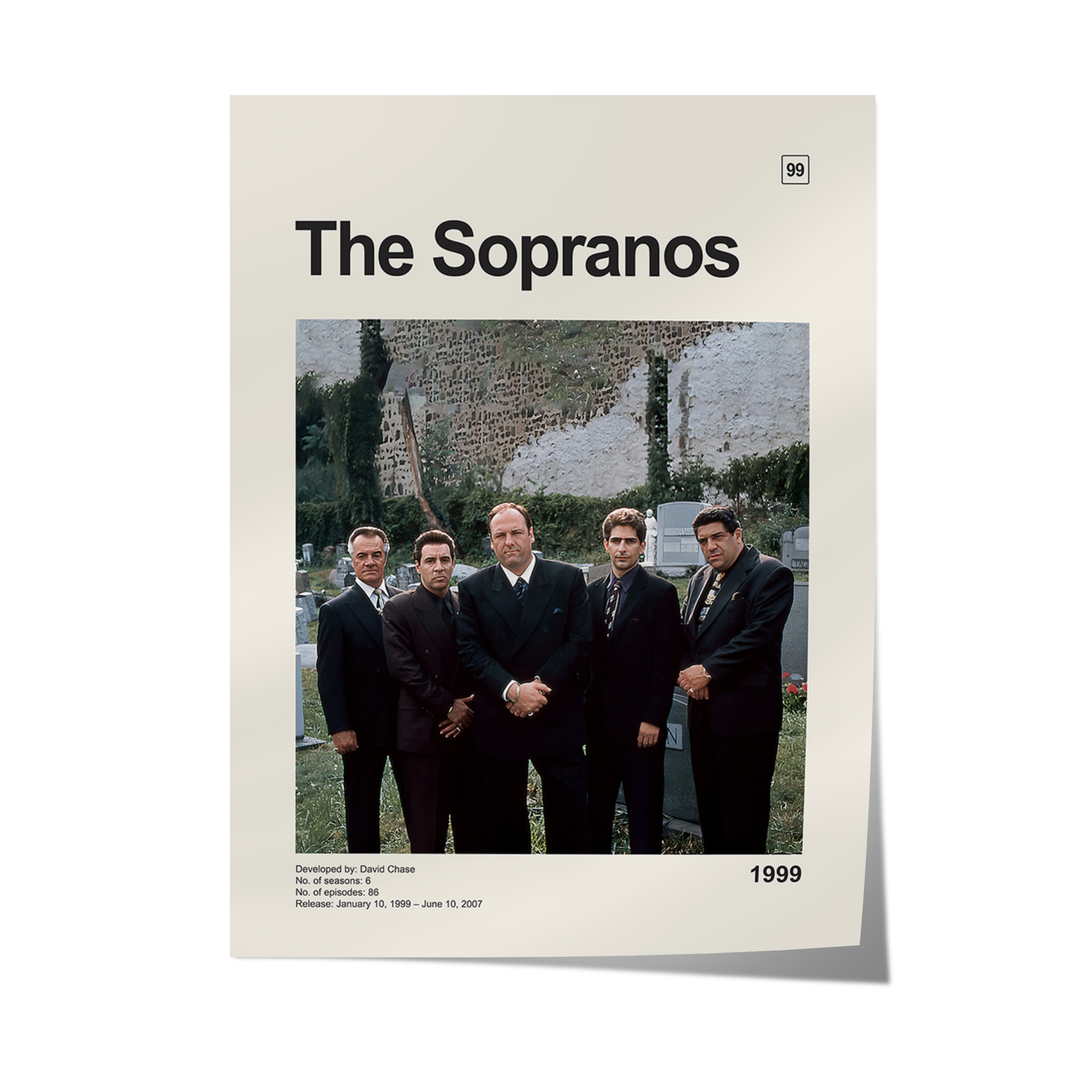 The Sopranos - Vintage Poster