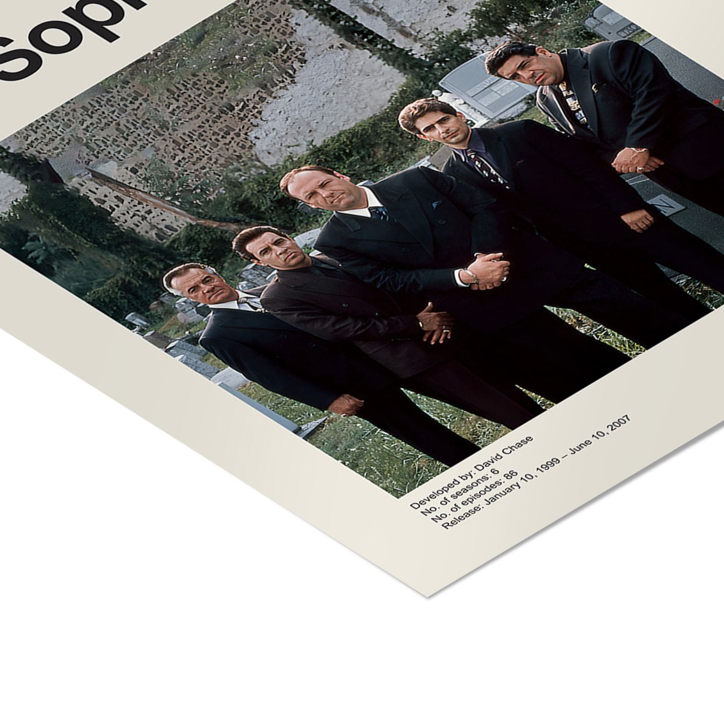 The Sopranos - Vintage Poster