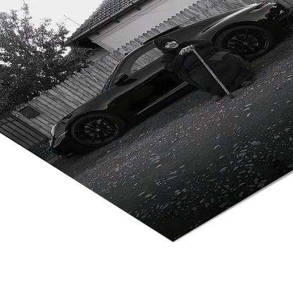 Babushka & Porsche Poster