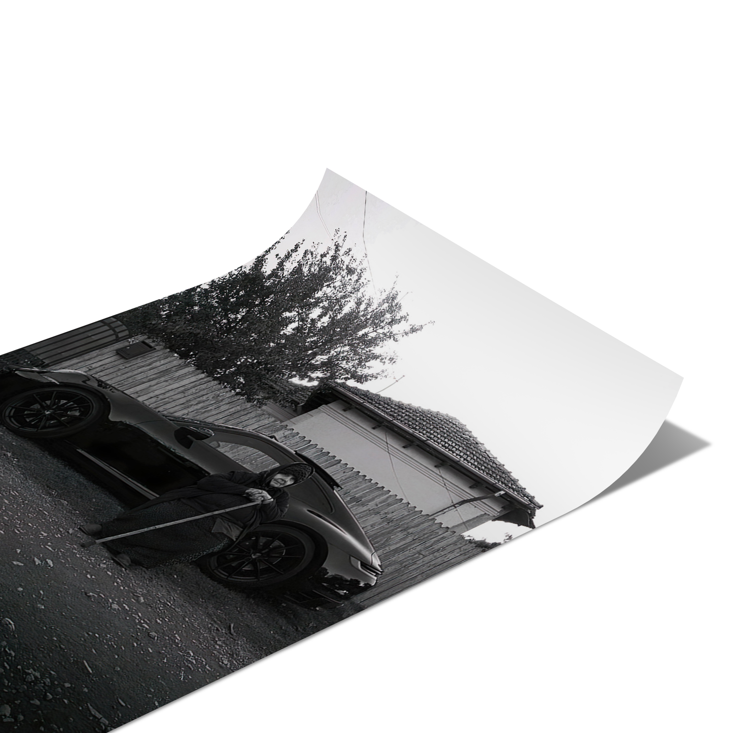 Babushka & Porsche Poster