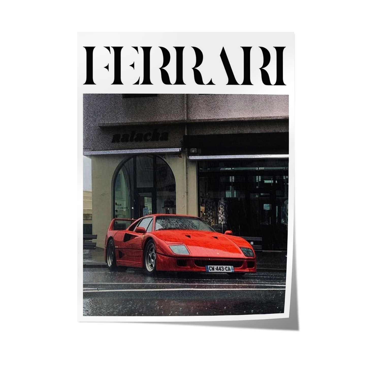 Ferrari - Editorial Poster