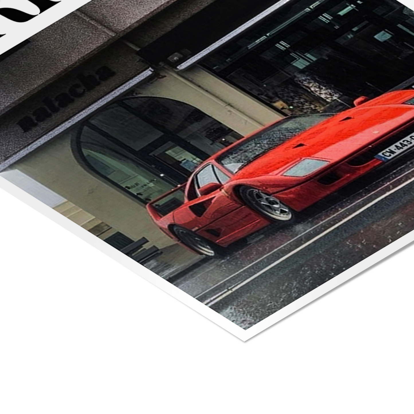 Ferrari - Editorial Poster