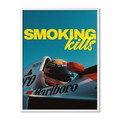 Ayrton Senna - “Smoking Kills” Poster