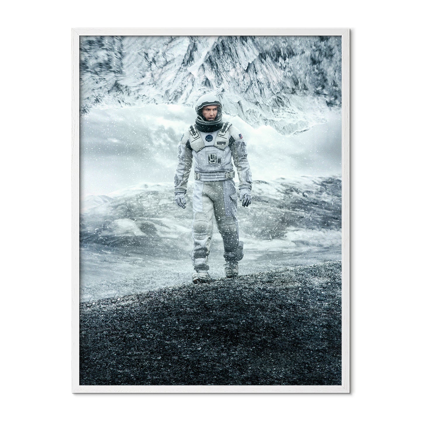 Astronaut in Ice – Cinematic Sci-Fi Wall Art