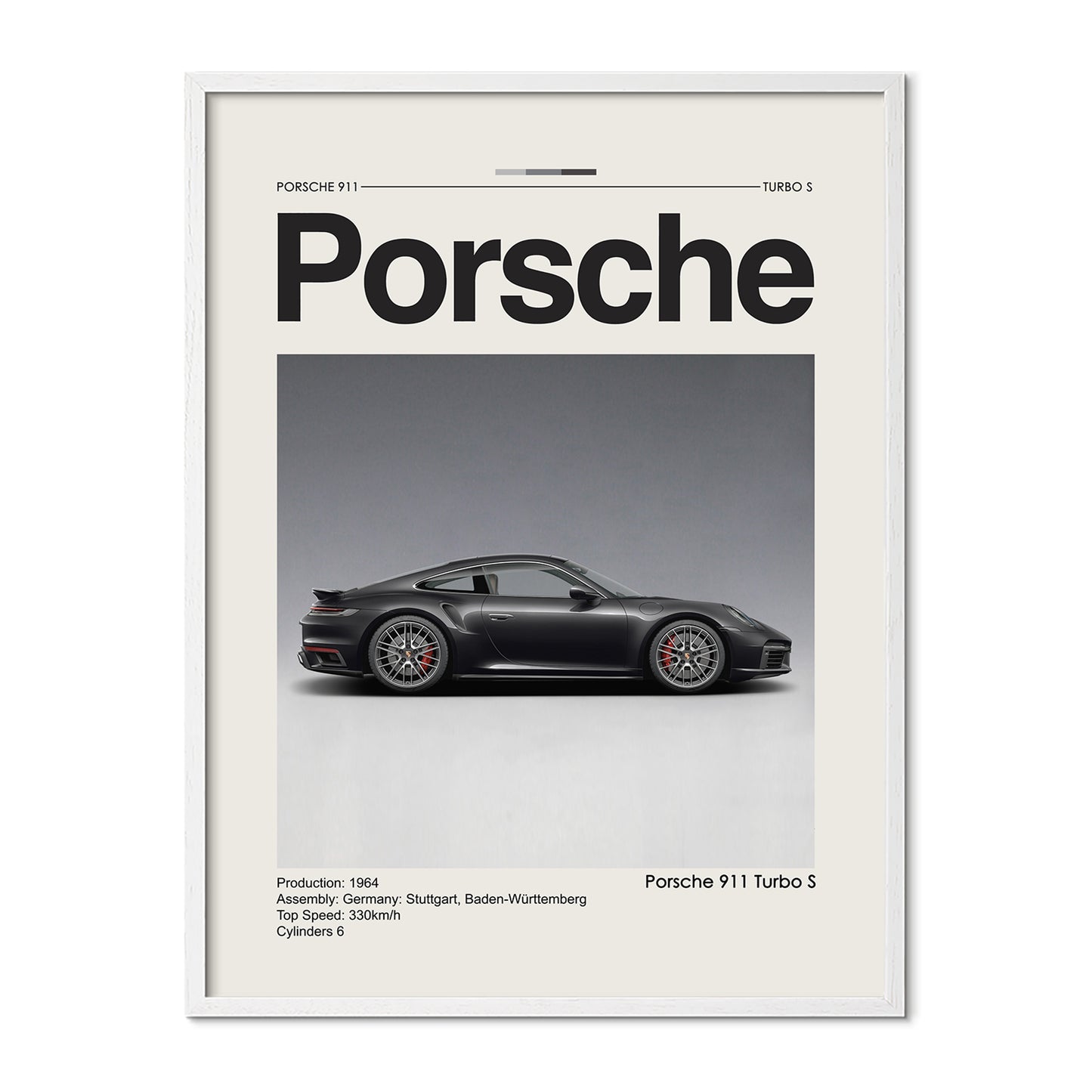 Porsche 911 Turbo S Poster
