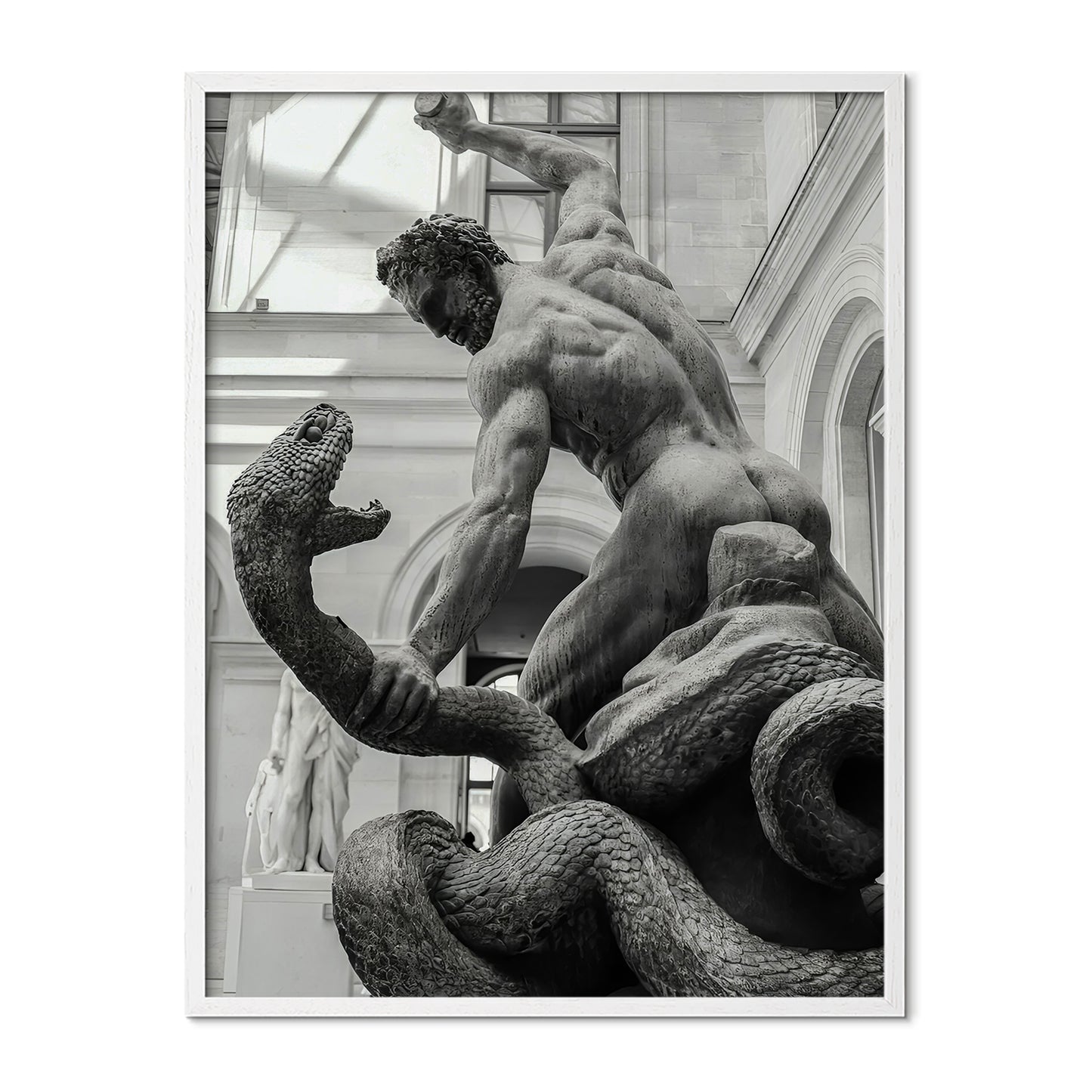 Hercules Sculpture Poster