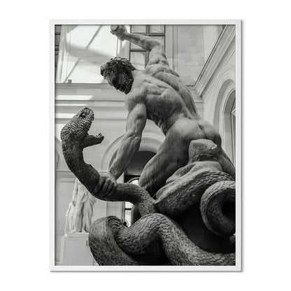 Hercules Sculpture Poster