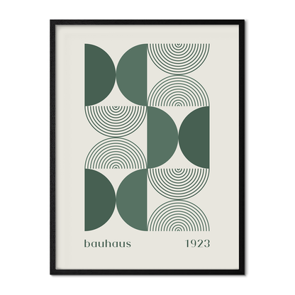Bauhaus 1923 Green Poster