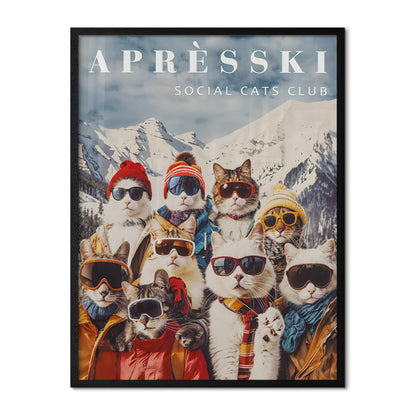 Après Ski – Social Cats Club Poster