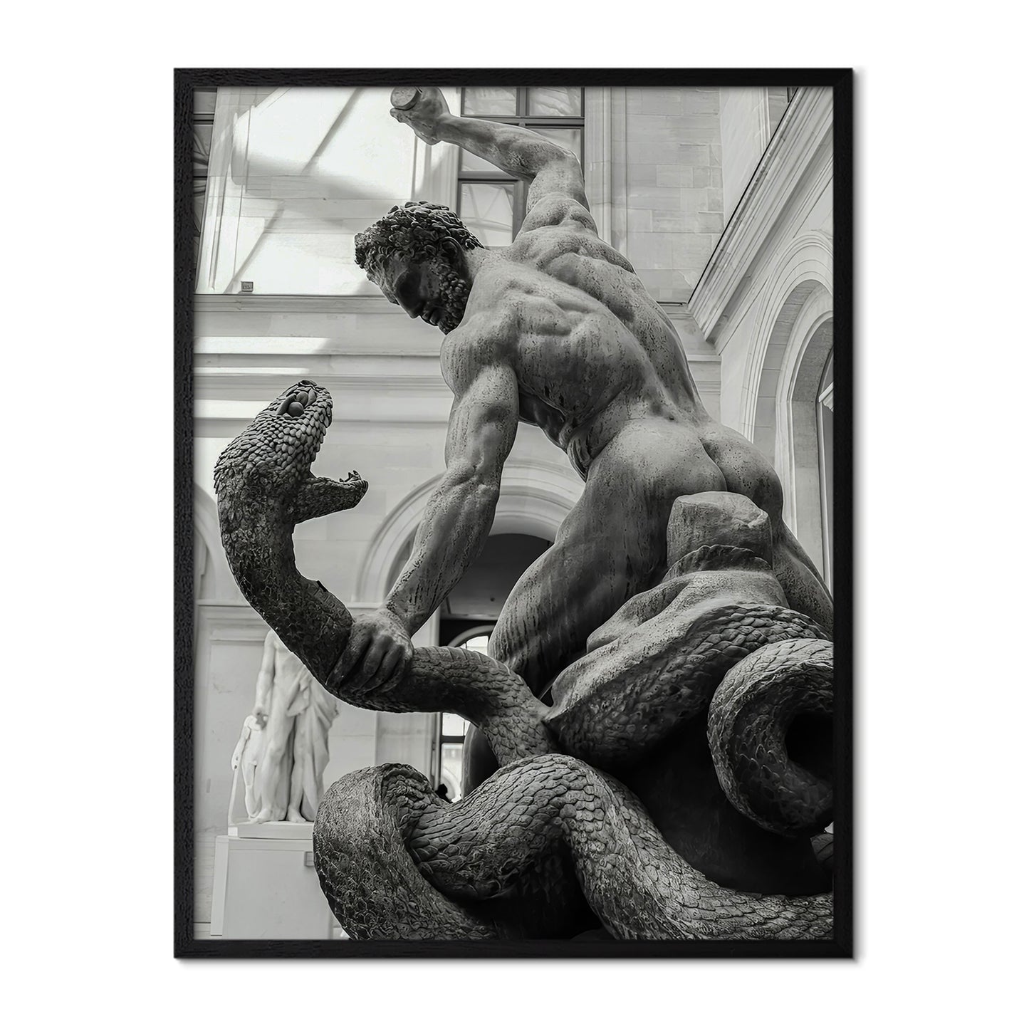 Hercules Sculpture Poster