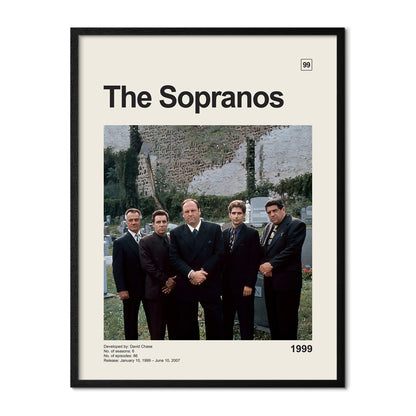 The Sopranos - Vintage Poster