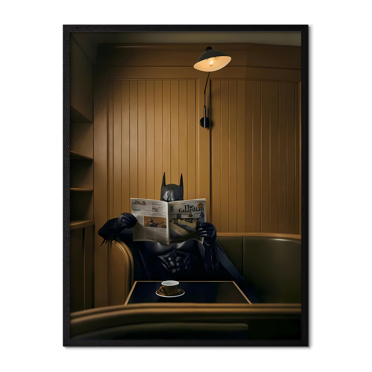 Dark Knight - Café Scene Poster
