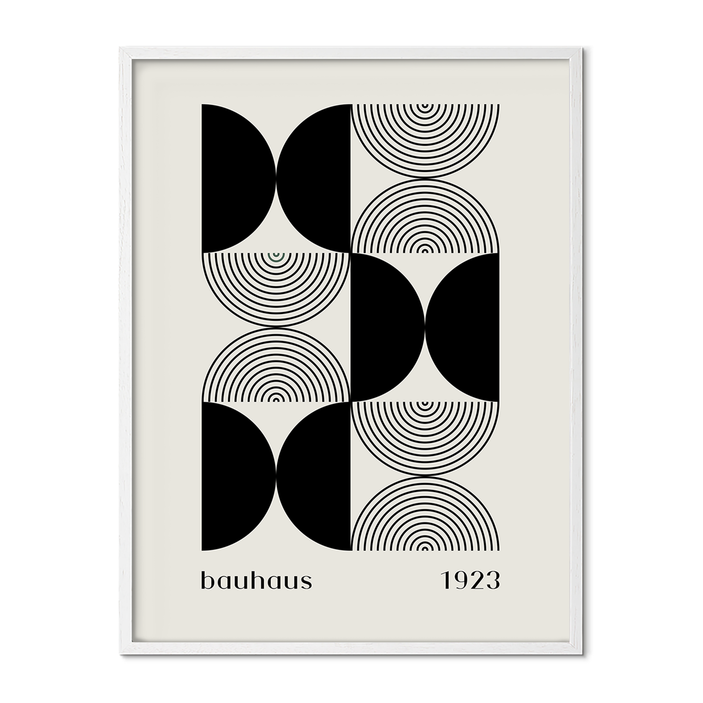 Bauhaus 1923 Black Poster