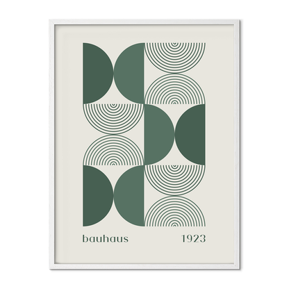 Bauhaus 1923 Green Poster